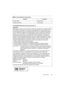 Page 33 (SPA) DVQX1004
∫Marca de identificación del producto
LO SIGUIENTE SÓLO SE APLICA EN LOS EE. UU.
Producto Ubicación
Cámara digital Parte inferior
Cargador de batería Parte inferior
Nota FCC:
Este equipo se ensayó y se encontró que cumple con los límites  de un dispositivo digital 
de la Clase B, de acuerdo con la Parte 15 de las Reglas FCC. Dichos límites se han 
previsto para proporcionar una ra zonable protección contra las interferencias dañinas 
en una instalación residencial. Este equipo genera,...
