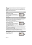 Page 46VQT2G4446
Basic
∫To adjust the exposure and take pictures at times when the image appears too 
dark (P65)
∫ To adjust the colors and take pictures at times when the image appears too red 
(P77)
∫ When recording motion pictures (P98)
Press [AF/MF] to set [AFS].
“AFS” is an abbreviation of “Auto Focus Single”. The focus is 
adjusted when you press the shutter button halfway.
 Normally use the [AFS].
 Focus during the burst is fixed at the first picture. Refer to 
P66 for details.
This mode allows you to...