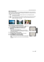 Page 5757VQT2G44
Advanced (Recording pictures)
∫Recording guide line
When you align the subject on the horizontal and vertical guide lines or the cross point of 
these lines, you can take pictures with well -designed composition by viewing the size, the 
slope and the balance of the subject.
∫ Set the position of the guide line with [ ]
Set the [GUIDE LINE] in the [CUSTOM MENU] menu to [ ]. (P124)
1Press [Q.MENU] to display the Quick Menu. (P30)2Press  2/1 to select guide line, and then press 
[MENU/SET].
 You...