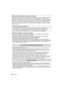 Page 172VQT2G46172
Otro
∫Acerca de la suciedad en el sensor de la imagen
Esta cámara tiene un sistema de objetivos intercambiables así que puede entrar suciedad 
dentro del cuerpo de la cámara cuando los va a cambiar. Según las condiciones de 
grabación, la suciedad en el sensor de la  imagen podría aparecer en la imagen grabada.
No cambie los objetivos si hay demasiado polvo y coloque siempre la tapa del objetivo 
cuando la cámara no tiene montado un objetivo, de manera que ni suciedad ni el polvo 
entren en el...