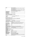 Page 4747 (SPA) VQT3Q61
Cargador de batería (Panasonic DE-A99B):
Información para su seguridad
Paquete de la batería (iones de litio) (Panasonic DMW-BLE9PP):
Información para su seguridad
Objetivo intercambiable (H-H014) “LUMIX G 14 mm/F2.5 ASPH.”Masa
Aprox. 319g
/0,70 lb[con la lente intercambiable (H-H014), la tarjeta y la batería]
Aprox. 429g/0,95 lb[con la lente intercambiable (H-FS014042), la tarjeta y la batería]Aprox. 359g/0,79 lb[con la lente intercambiable (H-PS14042), la tarjeta y la batería]Aprox....