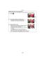 Page 123- 123 -
Recording
∫Adjust the effect to fit your preferences.
The strength and colors of the effects can  be easily adjusted to fit your preferences.
1Touch [ ] .
2Touch [ ] to display the setting screen.
•The settings screen can also be displayed from the 
recording screen by pressing cursor button  1.
3Drag the slide bar to set.
•Setting can also be performed by rotating the control dial.•The items that can be set differ depending on which 
Creative Control Mode is currently set.
For information on...