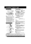 Page 1616For assistance, please call : 1-800-211-PANA(7262) or send e-mail to : consumerproducts@panasonic.com
1, 2
Note:•Using Light reduces battery operating time.
•Provide proper ventilation when using Light
extensively in a hot environment.
•Using Light when the Camcorder is powered
by a car battery may shorten bulb life.
•Set Light to OFF when not in use.
•When Camcorder is in CAMERA or PHOTO
Rec mode with LIGHT MODE set to ON or
AUTO, changing to VCR or PHOTO Play
mode will cause the light to go out and...