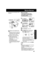 Page 3333
Special FeaturesMotionSensor may mistakenly start
when:
•background is plain, like a white wall,
or has distinct vertical, horizontal, or
slanted stripes, like a venetian blind.
•brightness suddenly changes.
MotionSensor may not start when:
•motion is very slow or fast.
•moving object is very small.
•motion occurs only in 1 corner of
viewing area.
•in poor lighting (in this case,
MOTIONSENSOR flashes).
•background is plain, like a white wall,
or has distinct horizontal or vertical
stripes....