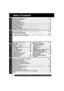 Page 66For assistance, please call : 1-800-211-PANA(7262) or send e-mail to : consumerproducts@panasonic.com
Table of Contents
Viewfinder/LCD Monitor Indications ....................................................... 46~49
Notes On Operations ...................................................................................... 50
Replacing Clock Battery ................................................................................. 51
Palmcorder Accessory System...