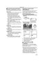 Page 35Record mode
35LSQT1181
ªTo cancel the scene mode functionSet [BASIC] >> [SCENE MODE] >> [OFF] or set 
the [AUTO/MANUAL/FOCUS] switch to [AUTO].
Sports mode
≥This mode reduces Camcorder shakes for the 
playback pause of recorded pictures.
≥During normal playback, the image 
movement may not look smooth.
≥Avoid recording under fluorescent light, 
mercury light or sodium light because the 
color and brightness of the playback image 
may change.
≥If you record a subject illuminated with strong 
light or a...