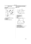 Page 11Before using
11LSQT1121
Before using
Accessories
The following are the accessories supplied with 
this product.
1) AC adaptor, DC Cable, AC Cable 
-14-2) Battery pack -14-3) AV cable -45-4) USB cable (PV-GS85 only) -48-
Parts identification and handling
ªCamcorder
(1)Built-in LED video light 
(PV-GS85 only) -25-
(2)White balance sensor -37-
(3)Grip belt  -13-
(4)Lens (5)Microphone (built-in, stereo) -31-,-34-
(6)
Mode select switch 
[AUTO/MANUAL/FOCUS] -26-,-36-,-37-,-38-
(7)Reset button [RESET] -64-...