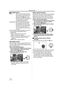 Page 28Record mode
28LSQT1121
ª[POWER SAVE][OFF]: When 5 minutes passes without 
any operation, the standby mode 
will be automatically set. In the 
standby mode, [;] blinks and it 
takes more time than usual to start 
recording after you press the 
recording start/stop button.
[5 MINUTES]: When 5 minutes passes without 
any operation, the Camcorder 
automatically turns off to protect 
the tape or to prevent the battery 
from running down. When you 
want to use the Camcorder, turn it 
on again.
≥In the...