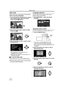 Page 20Before using
20LSQT1284
Help mode
Select an icon for an explanation of the function.
≥Set to Tape Recording Mode.
1Press the joystick to display the icon during 
the recording pause. Move the joystick 
down until icon 1 appears.
2Move the joystick right to select the Help 
mode icon [ ].
3Move the joystick up, left, or right to select 
the desired icon.
≥An explanation of the selected icon is 
displayed on the screen.
≥Each time the joystick is moved down, the 
indication changes.
ª
To exit the Help...