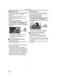 Page 28Record mode
28LSQT1284
MagicPix function
This function allows you to record color subjects 
in dark locations to stand out against the 
background.
Attach the Camcorder to a tripod, and you can 
record images free from vibration.
≥Recorded scene is seen as if frames were 
missed.
≥Set to Tape Recording Mode.
1Press the joystick to display the icon. Move 
the joystick down until icon 1 appears.
2Move the joystick up to select the MagicPix 
icon [ ].
≥The [MAGICPIX ON] indication appears on 
the screen of...