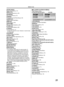 Page 2121
Before Use
1) [PLAYBACK]
Playback Functions Sub-Menu
[SEARCH]
Index Search Mode (p. 37)[12bit AUDIO]Audio Selector (p. 44)[AUDIO OUT]Audio Output Mode (p. 64)[USB FUNCTION]USB Functions Mode (pp. 51, 54)2) [DIGITAL]
Playback Digital Setup Sub-Menu
[EFFECT ON]
Digital Effect On/Off (p. 38)[EFFECT SEL]Digital Effect Selection (p. 38)[TITLE IN] (For PV-GS12/PV-GS14/PV-GS15)Adding a Title (p. 40)3) [CARD] (For PV-GS12/PV-GS14/PV-GS15)
Card Setup Sub-Menu
[PICT QUALITY]
Picture Quality (p. 25)[CREATE...