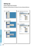 Page 24Setting Up
24
Setting Up
Printer for Network Port Connection
■Configure the Shared Setting on the Network Print Server (Windows 2000 Server)
4Right-Click the printer that you
want to share.
5Click  Properties .
1Click Start.
2Select  Settings .
3Click Printers . 