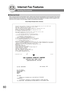 Page 6060
Internet Fax Features
Sending Documents
QReturned Email
When using the Internet communication mode, a failure report will print automatically for each transaction if the email is 
returned undelivered by the mail server. The printout will consist of the undelivered message contents supplied by the 
mail server and a portion of the first page’s image for that particular transaction.
Failure Report Sample (User unknown)
                              5
15-AUG-2003 14:49          iFAX...