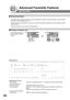 Page 9898
Advanced Facsimile Features
Edit File Mode
QGeneral Description
Your machine has a document image memory which enables you to reserve memory transmission, memory deferred 
transmission, memory polling and so on.
After reserving the communications in memory, you may need to change the settings of the communication(s) while it 
is still in memory.
This section describes how to use the file editing features.
QPrinting or Viewing a List
Sample File List
Explanation of Contents
*************** -FILE LIST-...