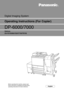 Page 1Digital Imaging System
DP-6000/7000
Options
DA-FS700/MA700/XT700/TR700
Operating Instructions (For Copier)
Before operating this machine, please read
these instructions completely and keep 
operating instructions for future reference.English 