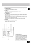 Page 191
2
3
4
5
6
7
8
9
10
11
12
1-5
 FUNCTION CLEAR   key
When this key is pressed, all selected copy modes are cleared to default settings. 
 Page 2-2
* Automatic Function Clear 
 Right bottom of this page
  STOP   key
Use this key to stop an ongoing scan and copy operation. 
 Page 2-15
  START   key
Press this key to start copying.
 INTERRUPT   key
While copying is already in progress, press this key when you want to make copies of different originals.
Pressing the key again will return you to the previous...