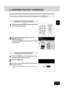 Page 3912
3
4
5
6
78
9
10
11
12
2-15
1
Press the  STOP  key on the operational panel
during the multicopying operation.
If you want to stop the operation during scanning or multicopying, use the   STOP  key.
 Stopping the Scanning of the Original
1
Press the control panel   STOP   key on the opera tional
panel during the scanning.
2
If the screen on the right appears, press the
MEMORY CLEAR  key.
Or press the  START  key if you want to restart the
copy operation.
 Stopping a Multicopying Operation
6. STOPPING...