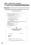 Page 6666
Internet Fax Features
Sending Documents
QReturned Email
When using the Internet communication mode, a failure report will print automatically for each transaction if the email 
is returned undelivered by the mail server. The printout will consist of the undelivered message contents supplied by 
the mail server, and a portion of the first page’s image for that particular transaction.
Failure Report Sample (User unknown)
                              5
15-SPT-2006 14:49          iFAX...