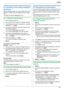 Page 456. Fax45
6.3 Sending a fax using navigator 
directory
Before using this feature, store the desired names and 
telephone numbers into the navigator directory (page 
44).L Make sure that the  {Fax } light is ON.
6.3.1 Using the scanner glass
1
Set the original (page 19).
2Press  {< } or  {> } to initiate the navigator directory.
3Press  {V}, {^} , {< } or  {> } repeatedly to select the 
desired item.  i {Set }
4If necessary, change the resolution (page 42) and 
the contrast (page 42).
L To send a single...