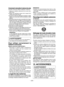 Page 29- 29 -  
Comment remonter la lame de scieProcéder suivant les étapes indiquées ci-dessous:
1.Séparer  la  batterie  autonome  de  la  scie  circu-laire à bois.2.Retirer  les  particules  issues  de  la  coupe  de  la surface de la lame de scie. 3.Se servir du levier de relevage de protecteur mobile inférieur pour escamoter (ouvrir) le protecteur mobile inférieur.4.Remonter la lame de scie en procédant de la façon illustrée (Voir la fig. 14). Veiller à ce que les deux flè-ches de sens de rotation de la...
