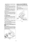Page 41- 41 -  
asidera  delantera  con  la  otra.  (Vea  la  Fig.  4) Mantenga  el  asa  firme  y  presione  el  interrup-tor hasta el fondo.• La  cuchilla  no  debe  tocar  el  material  que desea  cortar  antes  de  que  arranque  el  motor de  la  cortadora.  Espere  hasta  que  la  cuchi-lla  alcance  su  velocidad  máxima  antes  de comenzar a cortar.• Esta herramienta no tiene bloqueo del interrrup-tor  de  alimentación  en  la  posición  "ON"  y  no debe tratar de asegurarlo en la posición...