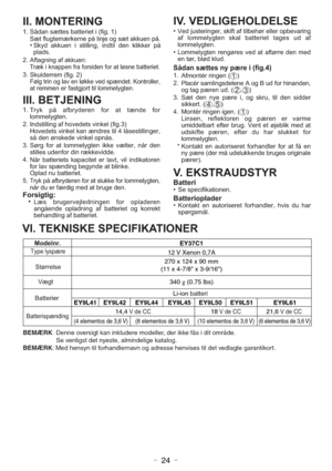 Page 24- 24 -
VI. TEKNISKE SPECIFIKATIONER II. MONTERING 
.
1
Så sn
a dæ )
1 .
g i f ( i
t
e i r e t
t a
b s
e t t
2.
. 3
)
2 . g
i f ( m
e r r e d
l u k S
Føl n
e v a
l g
o n i r
t g
løp
s d
e v e k kæ ,r e l
l o
r t
n o K
. t e d
n
. n e t g
y l
e m m
o l l i
t t r
o j g
t s a f r e
n e m m e r t a
IV. VEDLIGEHOLDELSE

h e b
l i t f a t f
i k
s , r e g n i r
e t s
u j
d e
Vø
g n
i r
a v
e b p
o r e l l e r
f a
d u s e g a
t t e i r e t t a b l a k s n e t g y l e m m o l f a
. n
e t
g y l e m m
o l

g n
e r n...
