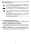 Page 31- 31 -
Brukerinformasjon om innsamling og håndtering av gammelt
utstyr og brukte batterier
Slike symboler på produkter, emballasje, og/eller på medfølgende doku-
menter betyr at brukte elektriske/elektroniske produkter og batterier ikke
må blandes med vanlig husholdningsavfall.
For riktig håndtering og  gjenvinning av gamle produkter og brukte bat-
terier, vennligst lever dem til anvendelige innsamlingssteder, i samsvar
med nasjonal lovgivning og direktivene 2002/96/EC og 2006/66/EC.
Ved riktig...