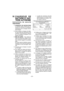 Page 25- 25 -  
IV. CHARGEUR DE 
BATTERIE ET BAT-
TERIE AUTONOME
Instructions de sécurité 
importantes
 1) CONSERVEZ CES INSTRUCTIONS 
La présente notice contient des ins-
tructions de sécurité et d’utilisation 
importantes pour le chargeur de bat-
terie EY0L80.
  2)  Avant d’utiliser le chargeur de batte-
rie, lisez toutes les instructions et les 
marques d’avertissement figurant 
sur (1) le chargeur de batterie, (2) la 
batterie autonome.
 3) MISE EN GARDE –
 Pour réduire le 
risque de blessures, chargez la...