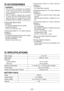 Page 20
- 0 - 

XI. ACCESSORIES
WARNING•   The  use  of  any  accessories  not  specified in  this  manual  may  result  in  fire,  electric shock, or personal injury. Use recommended 
accessories only.•  Use  of  a  blade  on  material  that  is  thicker or  thinner  than  that  recommended  for  that blade  will  result  in  a  rough  cut,  and  could increase the risk of “kickback” or other injury.
Carbide-tipped Blade for Metal
• EY9PM13CFor cutting unhardened ferrous materialThickness of material...