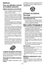 Page 37
- 37 -  

[Batterie]
Pour une utilisation correcte 
de la batterie autonome
Batterie autonome Li-ion (EY9L40)
• Pour  une  longévité  optimale  de  la  batterie, rangez  la  batterie  autonome  Li-ion  sans  la charger après l’avoir utilisée.
• Lors  de  la  charge  de  la  batterie  autonome, assurez-vous  que  les  bornes  du  chargeur de  batterie  sont  libres  de  tout  corps  étranger comme  de  la  poussière  et  de  l’eau,  etc.  Net-toyez  les  bornes  avant  de  charger  la  batterie autonome...