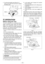 Page 10
- 10 - 

. To remove the battery pack (See Fig. 3)
  Push  on  the  button  from  the  front  to  release 
the battery pack.
Button
Fig. 3
IX. OPERATION
Before Using the Tool
This  tool  is  intended  to  cut  unhardened  ferrous metal,  nonferrous  metal,  wood,  and  plastic. Refer  to  the  “Accessories”  section  for  a  list  of blades  to  be  used  for  the  proper  applications of  this  tool.  The  following  precautions  must  be followed to reduce the risk of injury;
• 
Do  not  cut...