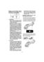 Page 14- 14 - 
Using a cut-off disc guard 
(EY9X213E) (Available as an 
accessory, not included)
Make sure the side.
  
WARNING:
• When using an abrasive cut-off 
disc, be sure to use only the cut-
off disc guard designed for this 
use with cut-off disc.
• NEVER use cut-off disc for grinding.
• Do not jam the Disc or apply ex-
cessive pressure. Do not attempt 
to make an excessive depth of 
cut. Overstressing the cut-off disc 
increases the loading and suscep-
tibility to twisting or binding of the 
cut-off...