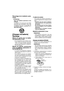 Page 36- 36 - 
Recyclage de la batterie auto-
nome
ATTENTION:
Pour une batterie autonome Li-ion 
EY9L40
La batterie Li-ion que vous vous êtes 
procurée est recyclable. Pour des 
renseignements sur le recyclage de 
la batterie, veuillez composer le 1-
800-8-BATTERY.
[Chargeur de batterie][Chargeur de batterie]
RechargeRecharge
Mises en garde pour la batte-
rie autonome Li-ion
Si la température de la batterie auto-
nome chute au-dessous d’environ 
-10ºC, la charge s’arrête automati-
quement pour empêcher la...