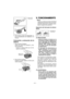 Page 51- 51 -  
1. Botón de blo-
queo de eje
1
5.  Para extraer el disco de desbastado, si-
ga el procedimiento de instalación a la 
inversa.
Colocación y extracción de la 
batería
1.  Para conectar la batería:
  Alinee las marcas de alineación y colo-
que las baterías.
Deslice la batería hasta que se blo-
quee en su posición.
Marcas de 
alineación
2.  Para extraer la batería:
  Presione el botón desde el frente para 
soltar la batería.
Botón
•
V. V.  FUNCIONAMIENTOFUNCIONAMIENTO
NOTA:
Tenga en cuenta que esta...