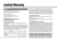 Page 1010
Limited Warranty
U.S.A.
PANASONIC CONSUMER ELECTRONICS COMPANY, 
DIVISION OF PANASONIC CORPORATION OF NORTH AMERICA 
One Panasonic Way, Secaucus, New Jersey 07094
PANASONIC SALES COMPANY, 
DIVISION OF PANASONIC PUERTO RICO, INC.
Ave. 65 de infanteria, Km. 9.5, San Gabriel Industrial Park
Carolina, Puerto Rico 00985
PANASONIC AUTO PRODUCTS 
LIMITED WARRANTY
LIMITED WARRANTY COVERAGE
If your product does not work properly because of defects in materials and
workmanship.
Panasonic Consumer Electronics...
