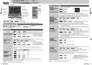 Page 7626
25150
151
CQ-VD7001U
CQ-VD7001U
Radio
Espanõl
Espanõl
ENTER
TILT
O/C
ASP
MUTEMODE MENU
CQ-VD7001U
NAVI
OPEN / CLOSE
EJECT NAVIGATION ASPECT
POWER
VOLP·MODE
DISCOPEN / CLOSE
CQ-VD7001U
TILT
TEXTTUNE /
TRACKENTER
MODE
FrecuenciaMemoria de 
presintonización
Indica la intensidad
de la onda de radio.
Preajuste automático
Indicador estéreo Selección de
banda
*1 Selección de
la lista
Sintonización
[MODE]
[DISP]
ENTER
PWR MODE MENU NAVI
ASPECT SCROLL
P-MODE
NAVIGATION POWER
STOPDVD MENU TITLE/CHAPTERST /...