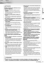 Page 32
103CQ-VD7005U
Espanõl
Precaución
Cuando manipule esta unidad siga las pre-
cauciones siguientes.
❑
Mantenga el volumen de sonido en un nivel
apropiado.
Mantenga el nivel de volumen lo suficientemente bajo
como para estar alerta de las condiciones de la ruta y
tráfico mientras conduce.
❑
No inserte ni se pille un dedo o la mano en la
unidad.
Para evitar heridas, no ponga la mano ni los dedos en las
partes móviles ni en la ranura del disco. Vigile especial-
mente a los niños.
❑
Esta unidad está diseñada...