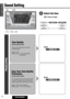 Page 22DISPSPACE123456
REMOTE
REVERSE
SOURCEOPEN
OPEN
S·A
D·M
REPEAT
REPEATDSP SPACE DISPLAY CLOCK
SELS·A
TUNE
TRACK
SCAN RANDOM
CQ-VX2200
INTEGRATED CD/CASSETTE RECEIVER WITH DSP
MTL B NR TPS SKIP
MUTE
VOL
AUTO·P
S·ANALYZERPWR
Human
Equalizer
FM■  DISC
AM45DISC AM45DISCDISCREPRSCAN
TPS
LOC
EQ
MTL
  HUMAN EQ
26CQ-VX2200U
17
E
N
G
L
I
S
H
: Press to selectSEL
Tone Quality
(Human Equalizer/HEQ)
There are 49 ready patterns to make
presetting easier.
Default : FLAT
Setting range : 0 - 3 for each patterns
(49...