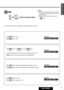 Page 2731CQ-VX2200U
1
E
N
G
L
I
S
H
22
Example:
 AUX IN ON
and : Press to select and adjust
Set
Notes: 
¡If no keys have been pressed for more than
10 seconds, the display returns to the normal
operation mode.
¡To return to the normal operation mode.
: PressDISP
: Faster
: Slower
SLOW
FAST
HIGHMIDLOW
Darker
MediumBrighter
¡Display brightness can be set with the side-marker lamps on or off.
Note: Be sure to connect the illumination lead. 
(apage 36)
DIMMER MID
Example:
SPEANA FAST
Example:
: No sound
: Decrease...