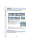 Page 279279
10. Playing Back and Editing Images
Recorded motion picture can be divided in two. It is recommended for when you want to 
divide a part you need with a part you do not need.
Dividing a motion picture is permanent. Decide before you divid e!
1Select the menu. (P63)
2Press 2/1  to select the motion picture to divide, and then press [MENU/S ET].
Not available in these cases:
•
Avoid trying to divide motion pi cture near the very beginning or end of the motion picture.•This function is not available in...