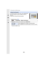 Page 289289
10. Playing Back and Editing Images
This sets which option, [Yes] or [No], will be highlighted first 
when the confirmation screen for deleting a picture is 
displayed.
It is set to [“No” first] at the time of purchase.
1Select the menu.  (P63)
2Press 3/4  to select an item and then press [MENU/SET].
•
Exit the menu after it is set.
[Delete Confirmation]
>  [Playback]  > [Delete Confirmation]
[“Yes” first] [Yes] is highlighted first, so deletion can be done quickly.
[“No” first][No] is highlighted...