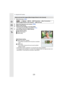 Page 319319
11. Using the Wi-Fi function
1Select the menu. (P63)
2Select [Via Network], and connect.  (P328)3Select a web service.4Check the send settings, and select [Set].
•To change the send setting, press [DISP.].  (P336)
5Select [Single Select] or [Multi Select].
Select and send the images ([Send Images Stored in the Camera])
> [Setup]  > [Wi-Fi]  > [Wi-Fi Function]  > [New Connection]  > 
[Send Images Stored in the Camera]  > [Web service]
[Single Select] setting
1 Select the picture.
2 Select [Set]....