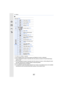 Page 367367
13. Others
6
¢1 h: hour, m: minute, s: second
¢ 2 Only available when a lens that supports the Stabilizer functi on is attached.
¢ 3 This is displayed for about 5 seconds when the camera is turned  on if the [Profile Setup] 
setting is set.
¢ 4 This is displayed for about 5 seconds when the camera is turned  on, after setting the clock 
and after switching from Playback Mode to Recording Mode.
¢ 5 This is displayed during countdown.
¢ 6 It is possible to switch the display between the number of rec...
