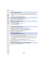 Page 38813. Others
388
•Picture might look whitish when lens or image sensor gets dirty with fingerprints or similar.
> If the lens is dirty turn the camera off and then gently wipe t he lens surface with a soft, dry 
cloth.
> Refer to  P403 when the image sensor gets dirty.
•Check that the exposure is correctly compensated.  (P173)
•Is the AE Lock (P171) applied incorrectly?
•Cancel the following settings:–Burst/Auto Bracket/[ ] of the self-timer  (P181)
–White Balance Bracket (P139)
•The subject is beyond the...