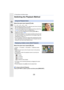 Page 185185
8. Playing Back and Editing Images
Switching the Playback Method
Using the Playback Zoom
Move the zoom lever toward [T] side.
1 k 2k 4k 8k 16k• After enlarging the display, if you rotate the zoom lever to t he [W] 
side, the magnification will be reduced.
• You can also enlarge/reduce the image by pinching out/pinching  
in  (P48)  on the part you want to enlarge/reduce.
• You can move the enlarged part by pressing  3/4 /2/ 1 or 
dragging the screen.  (P48)
• You can also enlarge (2 k) the image by...
