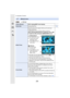 Page 229229
9. Using Menu Functions
: [Setup] menu
> [Setup]
[Online Manual][URL display]/[QR Code display]s
[Clock Set] Setting Date/Time. P33
[World Time]Sets the times for the region where you live and your 
holiday destination.
• [Destination] can be set after setting up [Home].
After selecting [Destination] or [Home], press 
2/1  
to select an area, and press [MENU/SET] to set.
“  [Destination]:
Travel destination area
A Current time of the 
destination area
B Time difference from 
home area
–  [Home]:
Your...