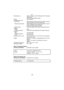 Page 102Others
102
Recording size 1600k1200 pixels, 1280k960 pixels, 640k480 pixels 
(Still picture)
320k240 pixels (Motion image)
Quality Fine/Standard
Recording file format
   Still Picture JPEG (Design rule for Camera File system, based on 
Exif 2.2 standard), DPOF corresponding
   Still picture with audio JPEG (Design rule for Camera File system, based on 
Exif 2.2 standard)i640k480 pixels 
QuickTime (still picture with audio)
   Motion image QuickTime Motion JPEG (motion image with audio)
Interface...