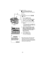 Page 59Recording images (advanced)
59
ªTo set manually (White set)
Here the white set mode of white balance is 
explained.
[Preparation]
 Set the mode dial except for [ ]/[ ]/
[ ]. (P25)
1Press the [MENU] button.
2Press 3/4 to select [W.BALANCE].
3Press 1 to set to white set [ ].
Only when setting the white balance again
4Press 1.
 The message “AIM THE CAMERA AT 
A WHITE SURFACE AND PRESS THE 
SHUTTER” is displayed.
5Aim the camera at a sheet of white 
paper 1 or similar object so that it 
completely fills...