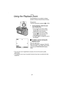 Page 67Playback
67
Using the Playback Zoom
During playback it is possible to enlarge 
pictures. (2 times/4 times/8 times/16 times)
[Preparation]
 Set the mode dial to playback [ ]. (P25)
1During playback, rotate the zoom 
lever towards [ ].
 The more the zoom lever rotates 
towards [ ], the more the zoom 
magnification ratio increases.
 The more the zoom lever rotates 
towards [ ], the more the zoom 
magnification ratio decreases.
 Use 3/4/2/1 to change the area to 
be enlarged.
ªTo delete a picture during...