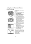Page 77Technical use
77
Adding Audio to Recorded Pictures 
(Audio Dubbing)
It is possible to add a 10-second narration to 
a recorded picture.
[Preparation]
 Set the mode dial to playback [ ]. (P25)
1Press the [MENU] button.
2Press 3/4 to select [AUDIO DUB.] 
and then press 1.
3Press 2/1 to select the picture.
4Press the 4/[REVIEW/SET] button to 
start audio recording. (1Microphone)
 When audio has already been 
recorded, after the audio dubbing the 
original audio is overwritten.
 When audio has already...